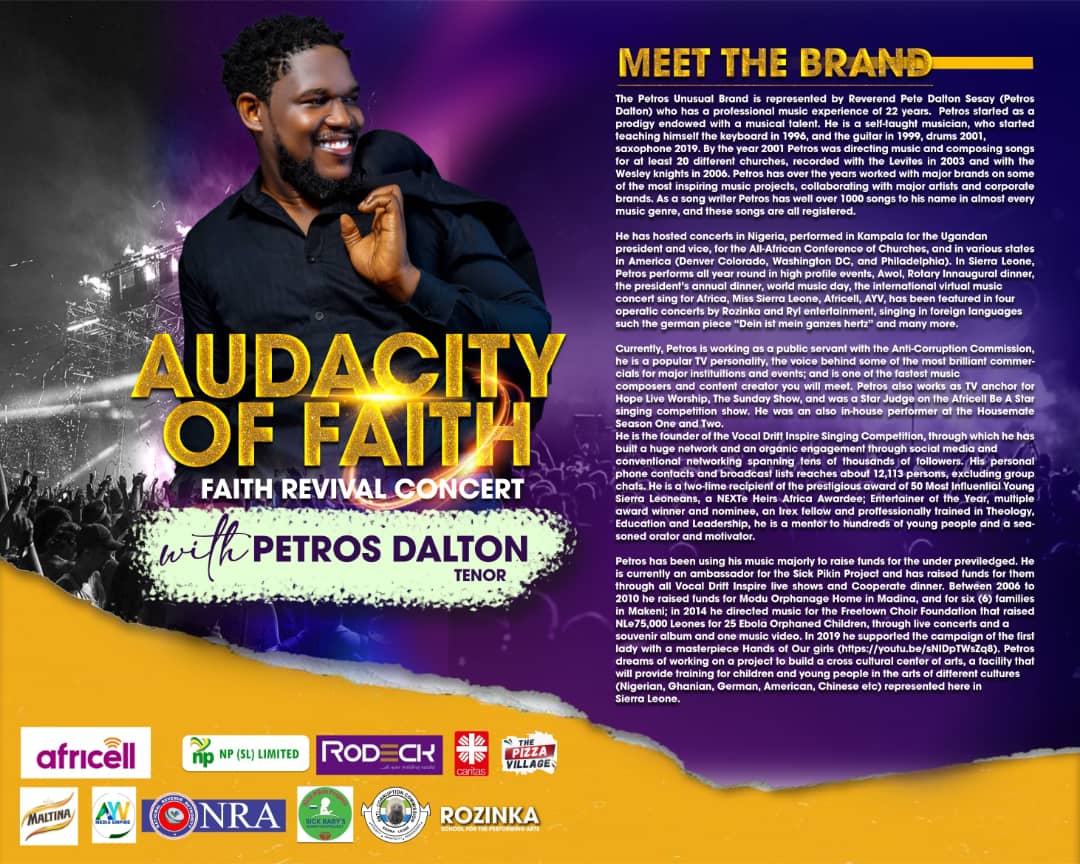 Read more about the article PETROS UNSUAL THE AUDACITY OF FAITH